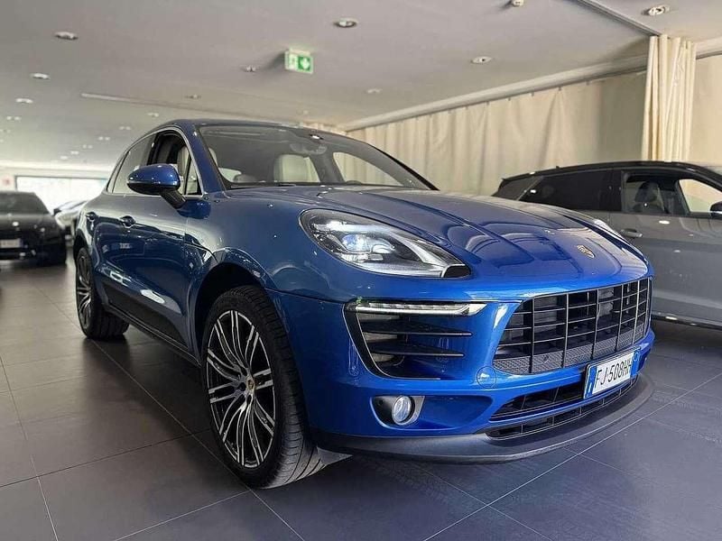 Usata Porsche Macan S 250 CV (183 kW) 2017 Blu/azzurro SUV