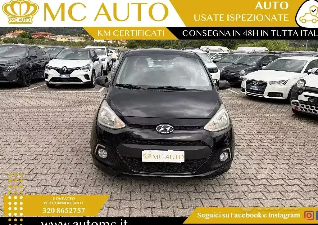 Usata Hyundai i10 Comfort 69 CV (50 kW) 2016 Nero Utilitaria
