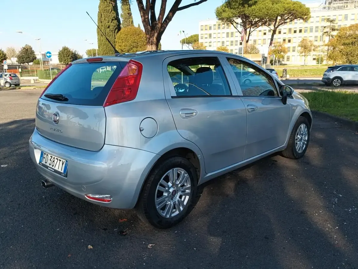 Usata Fiat Punto Lounge 69 CV (50 kW) 2016 Argento Utilitaria