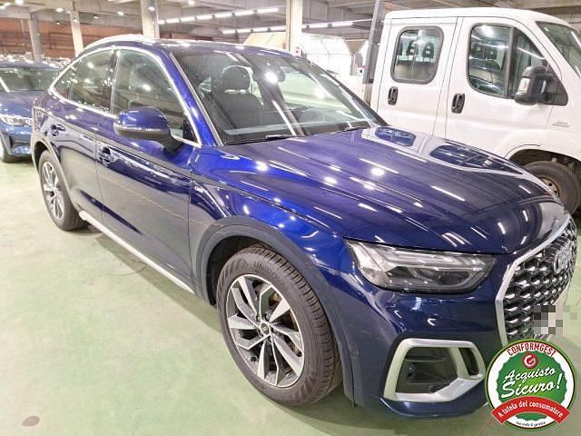 Usata Audi Q5 Sportback S-Line 163 CV (119 kW) 2021 Blu SUV