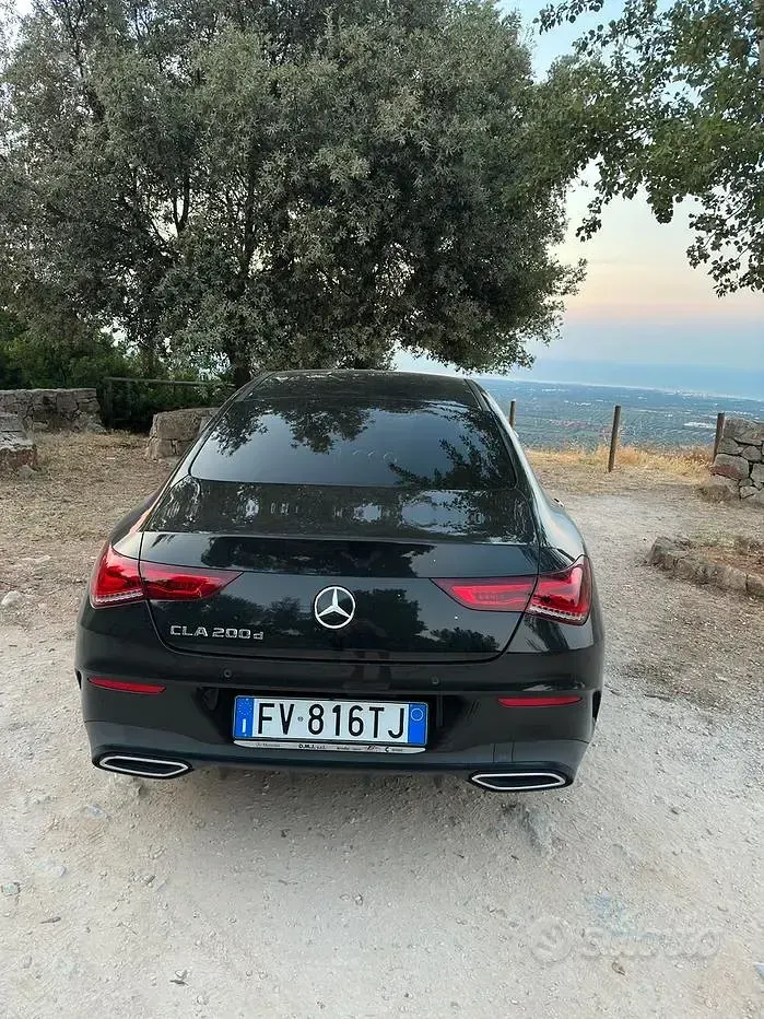 Usata Mercedes CLA200 AMG 150 CV (110 kW) 2020 Nero Coupé