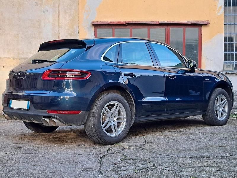 Usata Porsche Macan 250 CV (183 kW) 2015 Blu SUV