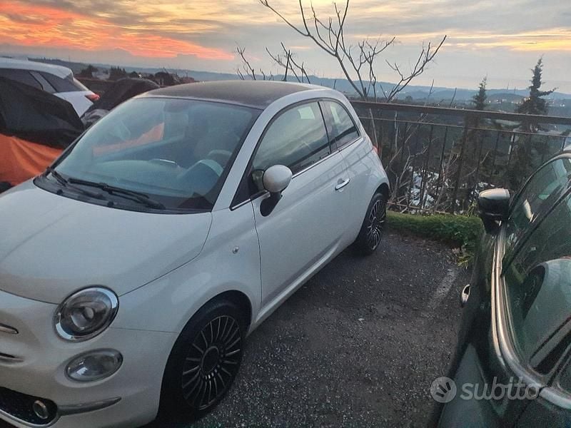 Usata Fiat 500 Lounge 95 CV (69 kW) 2017 Bianco Berlina