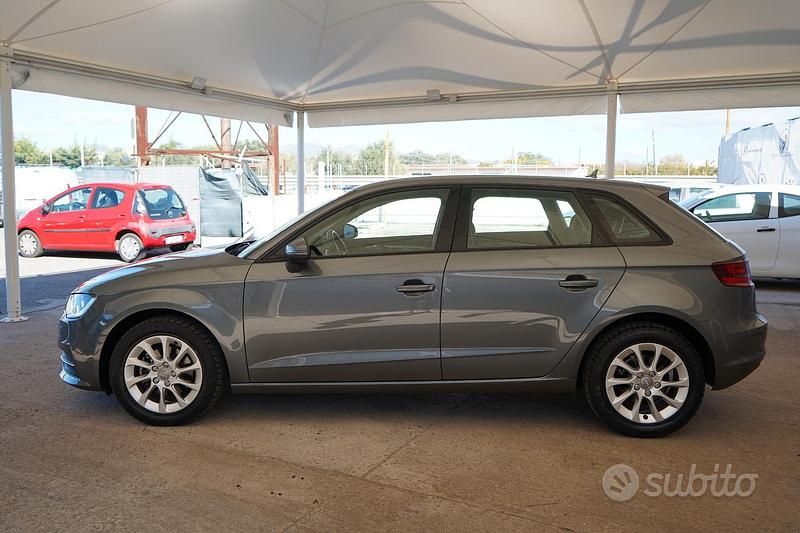 Usata Audi A3 Ambition 110 CV (80 kW) 2016 Grigio Berlina