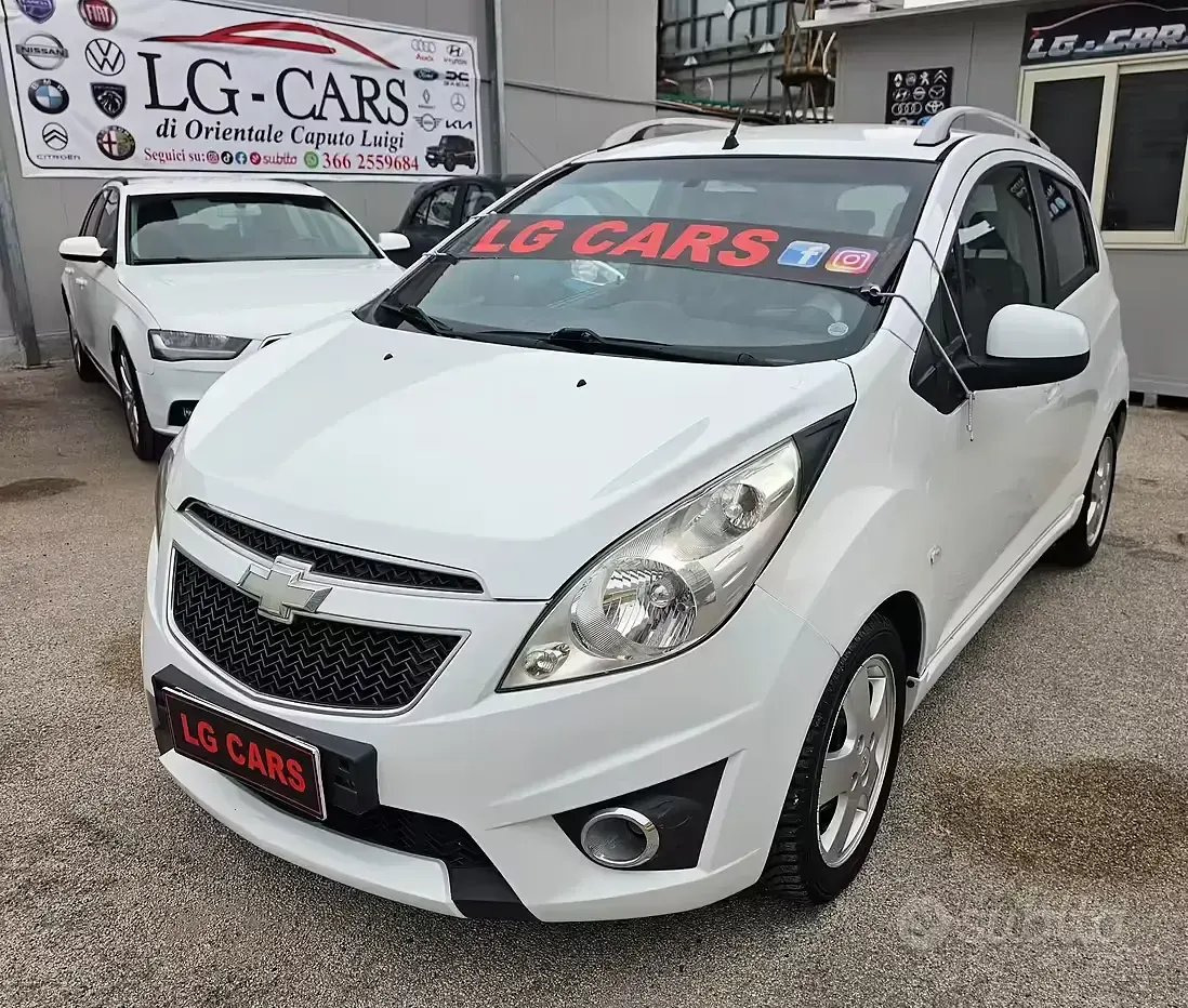 Usata Chevrolet Spark LT 79 CV (58 kW) 2012 Bianco Utilitaria