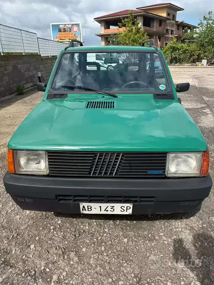 Usata Fiat Panda 4x4 50 CV (36 kW) 1990 Verde Utilitaria