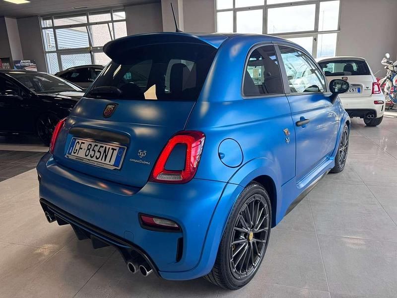 Usata Abarth 595 Competizione 179 CV (131 kW) 2021 Blue italia opaco Utilitaria