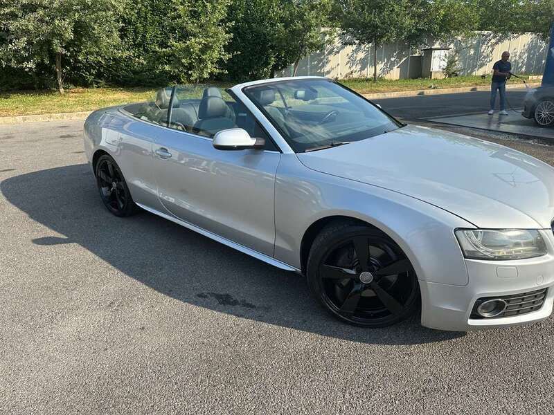 Argento Usata 2008 Audi A5 Cabriolet S-Line Cabrio | 10.990 € (Buon prezzo) - Immagine 1/4