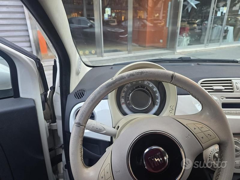 Usata Fiat 500 69 CV (50 kW) 2010 Bianco Berlina
