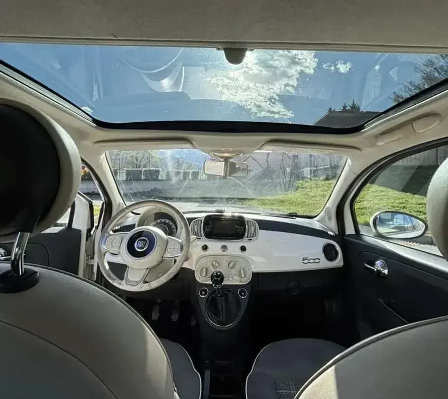 Usata Fiat 500 Lounge 69 CV (50 kW) 2016 Bianco Utilitaria