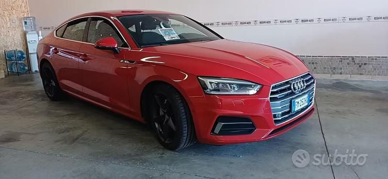 Usata Audi A5 Sportback 190 CV (139 kW) 2017 Rosso Utilitaria