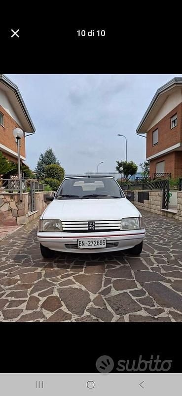 Usata Peugeot 205 1993 Bianco Cabrio