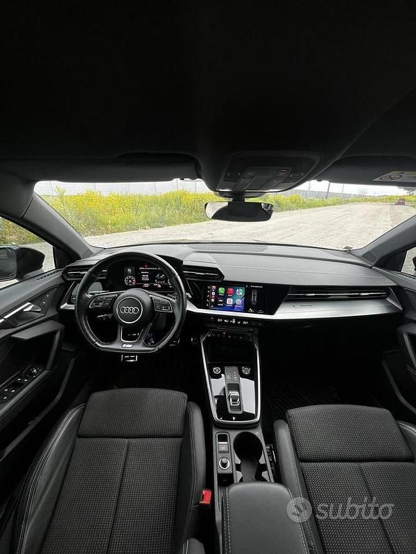 Usata Audi A3 S-Line 150 CV (110 kW) 2020 Nero Berlina