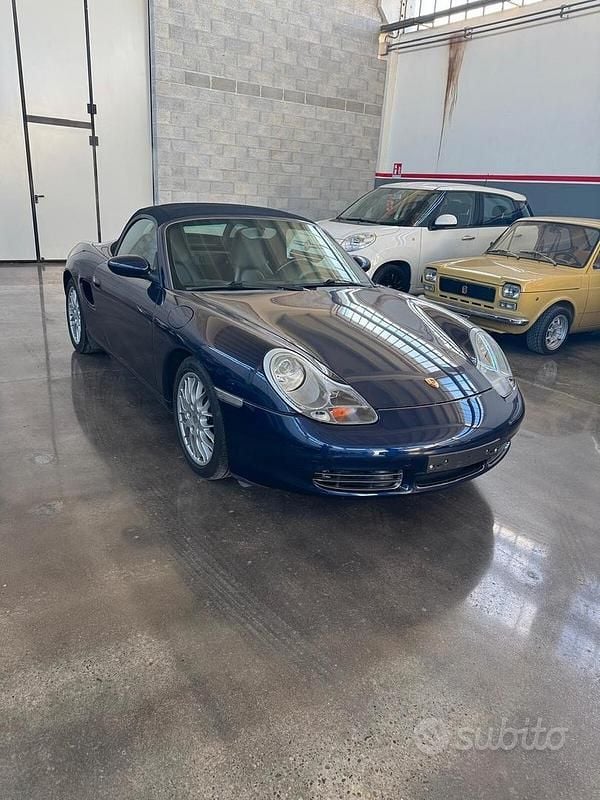 Usata Porsche Boxster 252 CV (185 kW) 2001 Blu Cabrio