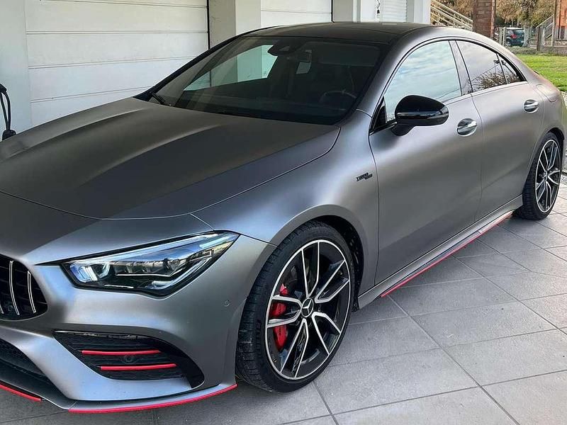 Usata Mercedes CLA35 AMG AMG 306 CV (225 kW) 2022 Grigio Coupé