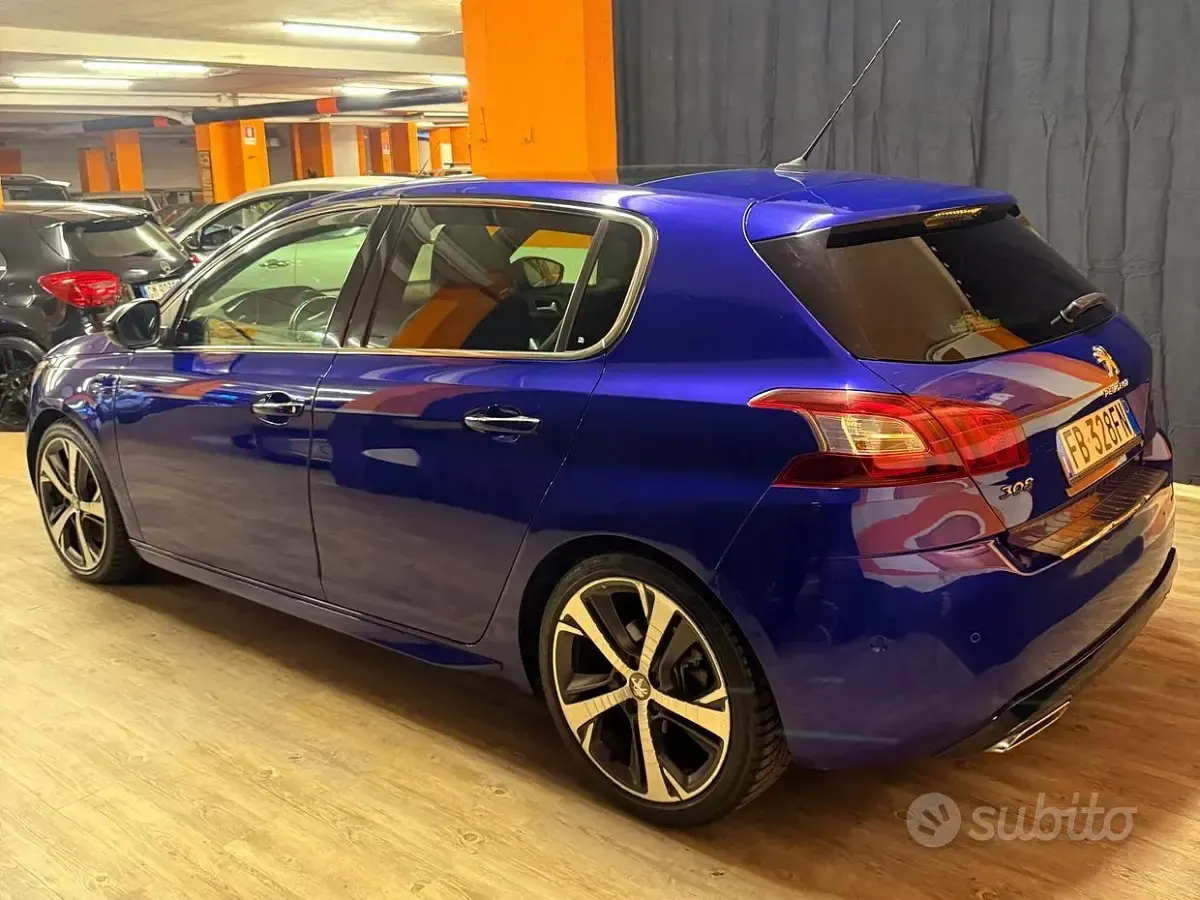 Usata Peugeot 308 GT 181 CV (133 kW) 2015 Blu Berlina