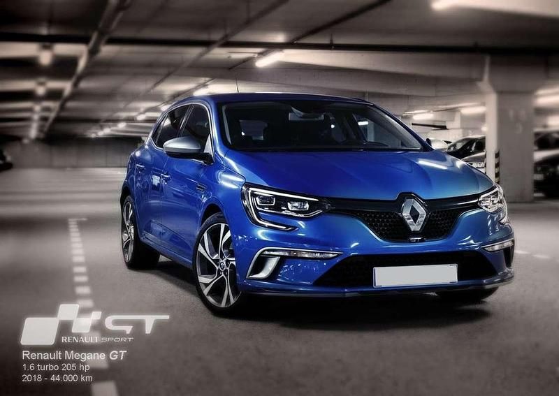 Usata Renault Mégane GT Line GT 204 CV (150 kW) 2018 Blu/azzurro Berlina