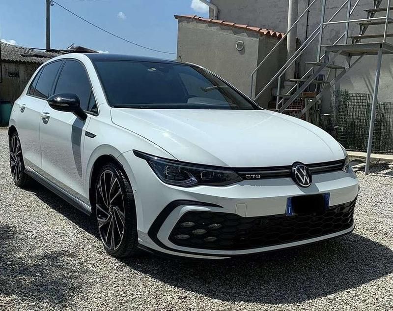 Usata VW Golf VIII GTD 200 CV (147 kW) 2022 Bianco