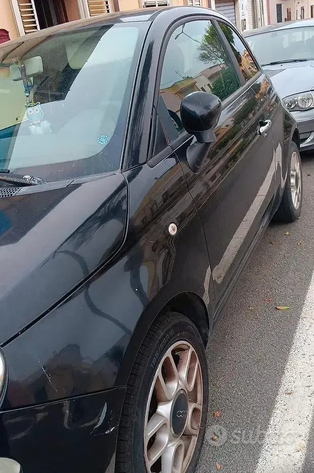Usata Fiat 500 Sport 75 CV (55 kW) 2010 Nero Utilitaria