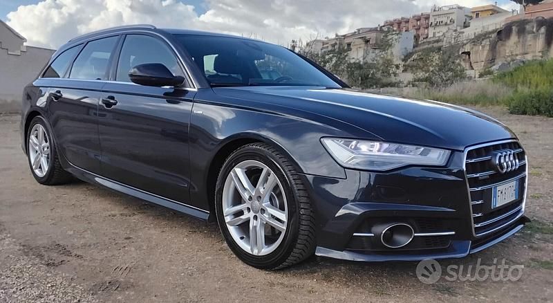 Usata Audi A6 S-Line 190 CV (139 kW) 2017 Nero Station wagon