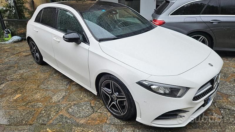 Usata Mercedes A180 Premium 136 CV (100 kW) 2020 Bianco Berlina