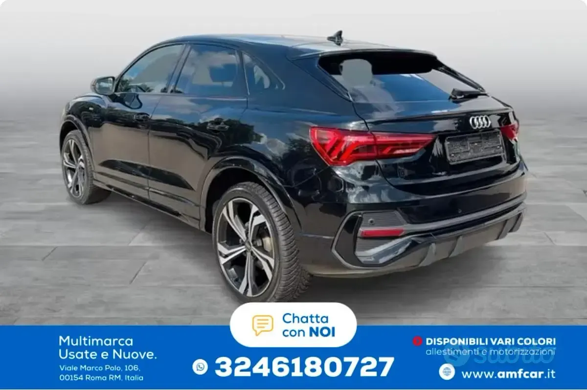 Usata Audi Q3 Sportback S-Line 150 CV (110 kW) 2023 Nero SUV