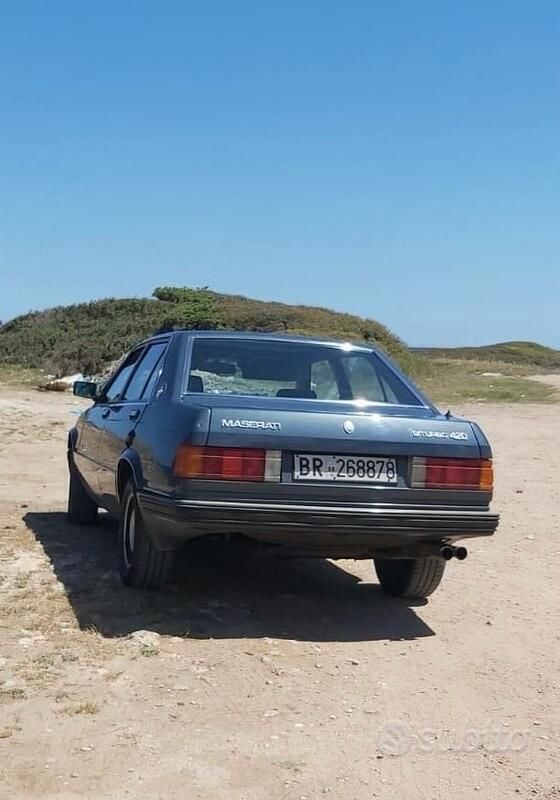 Usata Maserati Biturbo 184 CV (135 kW) 1987 Blu Berlina