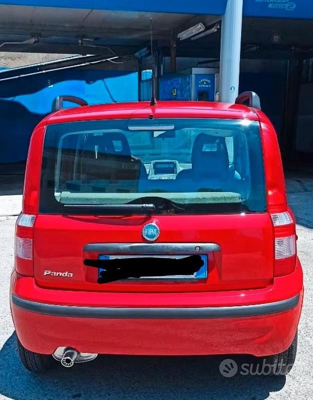 Usata Fiat Panda 2003 Rosso Utilitaria
