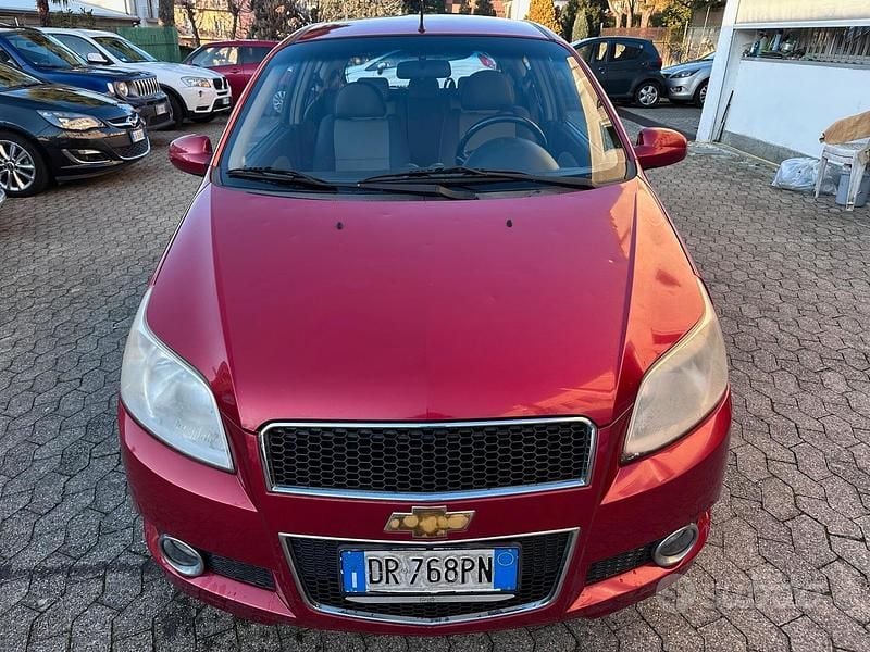 Usata Chevrolet Aveo LS 84 CV (61 kW) 2008 Rosso Berlina