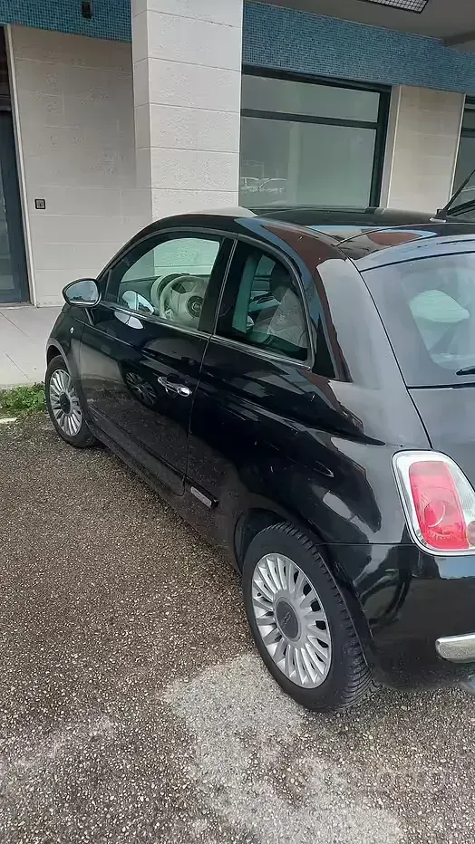 Usata Fiat 500 Pop 69 CV (50 kW) 2009 Nero Cabrio