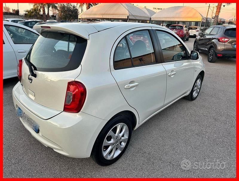 Usata Nissan Micra Tekna 80 CV (58 kW) 2015 Bianco Utilitaria