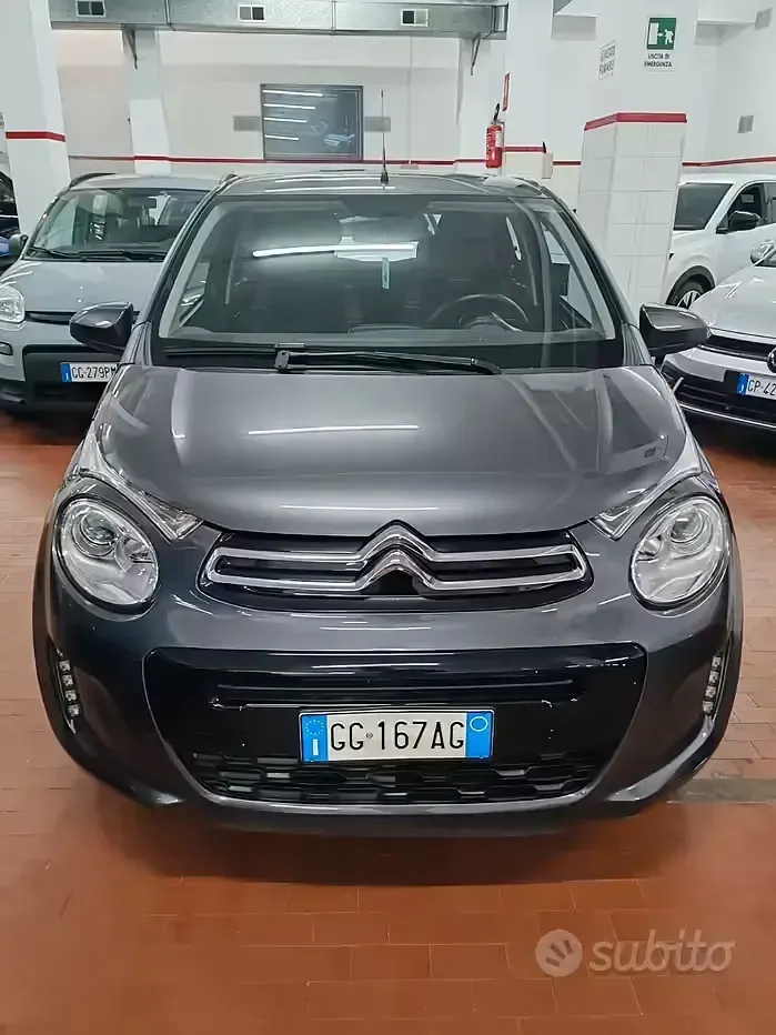 Usata Citroën C1 Shine 72 CV (52 kW) 2021 Grigio Utilitaria
