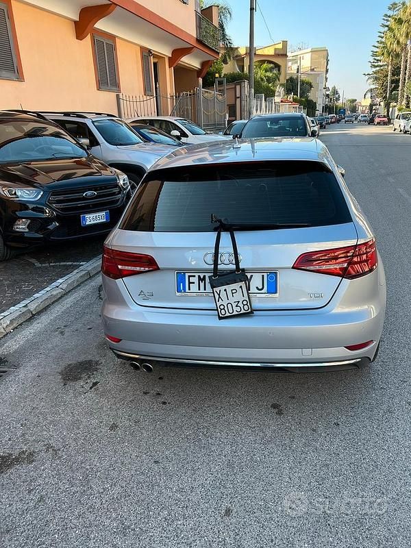 Usata Audi A3 150 CV (110 kW) 2018 Grigio Berlina