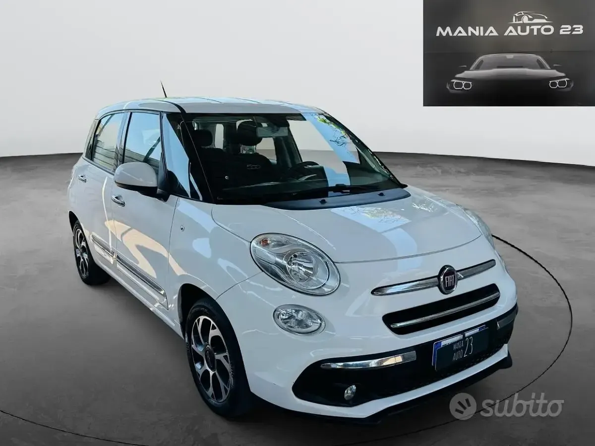 Usata Fiat 500L Lounge 95 CV (69 kW) 2019 Bianco Monovolume