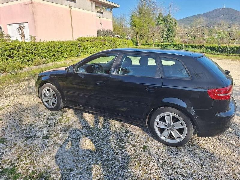 Usata Audi A3 Sportback Ambiente 105 CV (77 kW) 2009 Nero Utilitaria