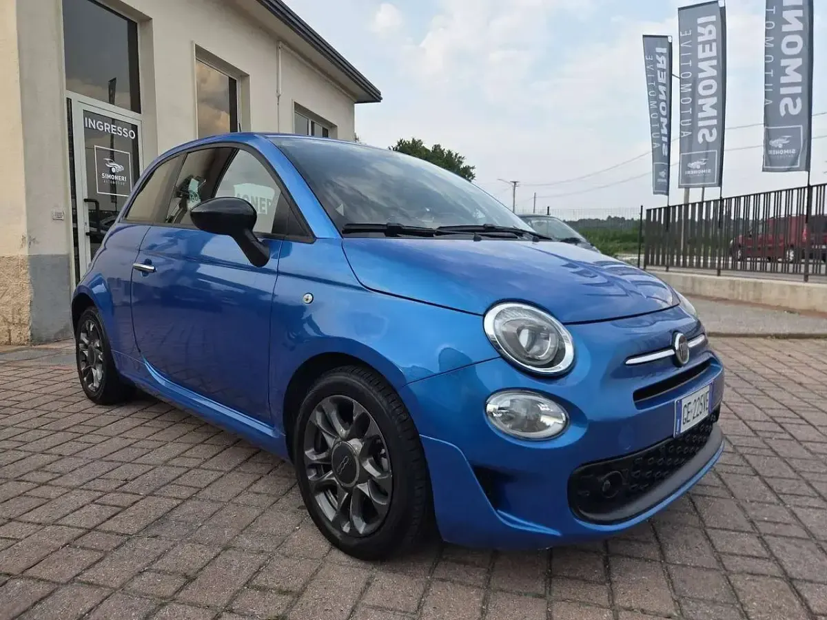 Usata Fiat 500 Sport 69 CV (50 kW) 2021 Blu/azzurro Utilitaria