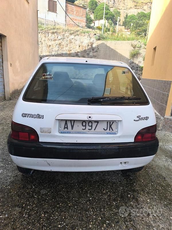 Usata Citroën Saxo 1997 Bianco Utilitaria
