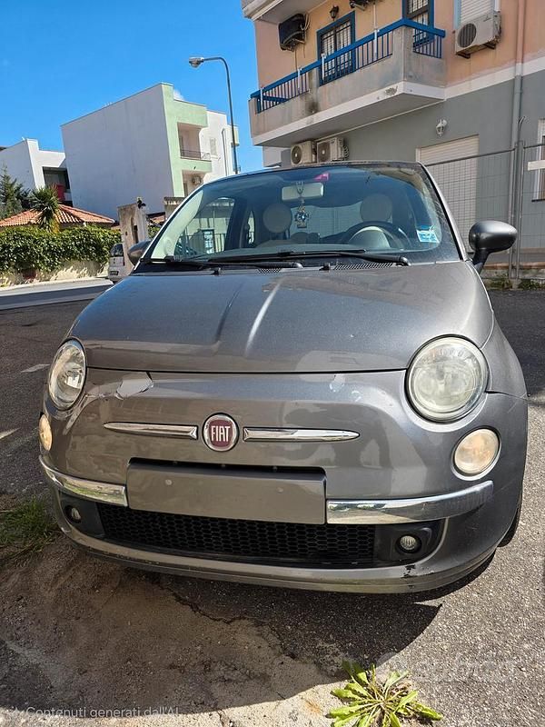 Usata Fiat 500 95 CV (69 kW) 2011 Grigio Berlina