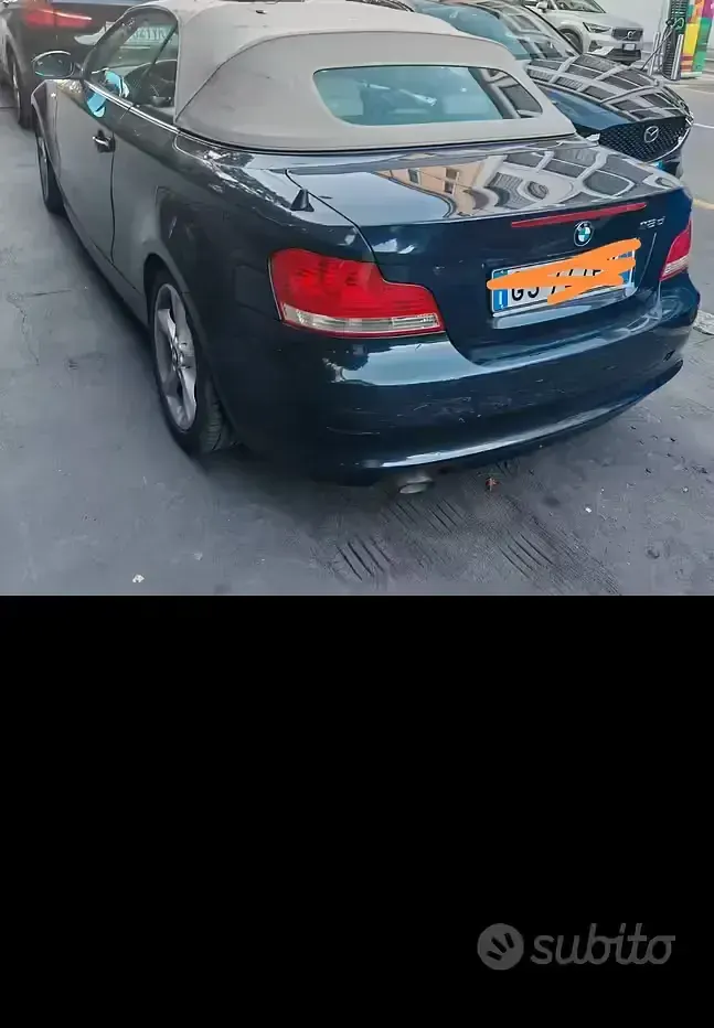 Usata BMW 118 Cabriolet 143 CV (105 kW) 2010 Blu Cabrio
