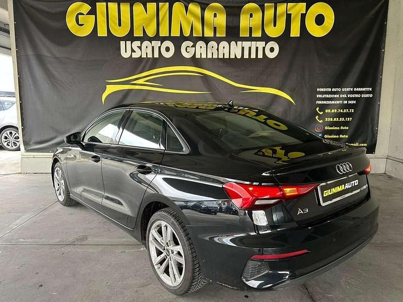 Usata Audi A3 Advanced 110 CV (80 kW) 2021 Nero Berlina