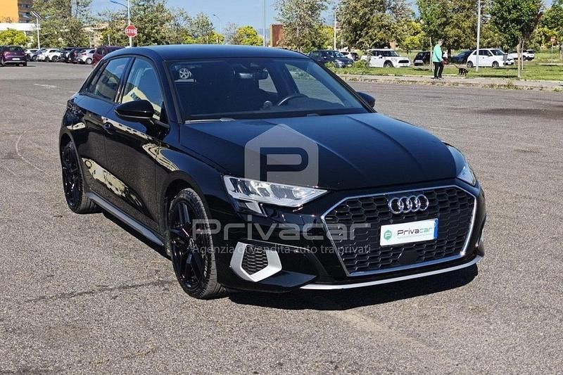 Usata Audi A3 Advanced 150 CV (110 kW) 2021 Nero Berlina