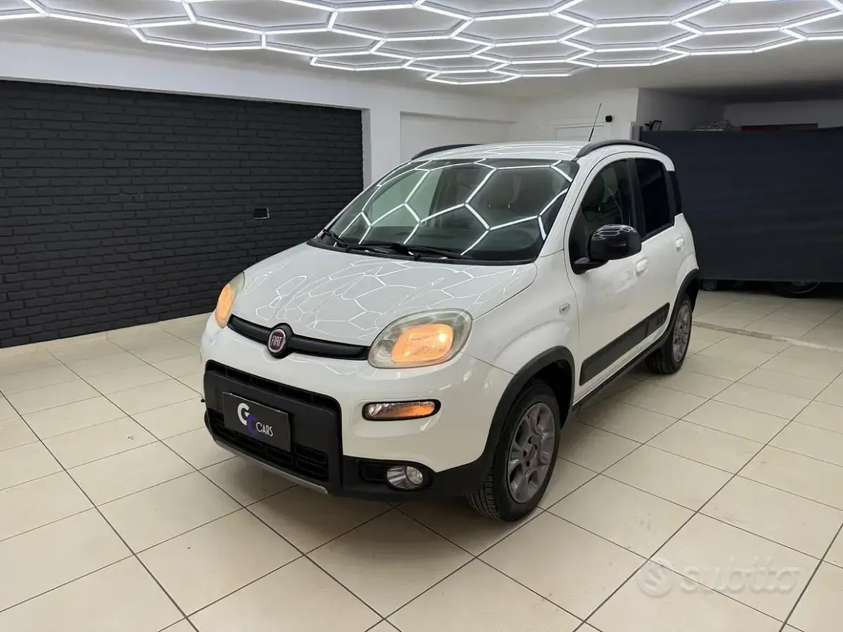 Usata Fiat Panda 4x4 S 75 CV (55 kW) 2013 Bianco Utilitaria
