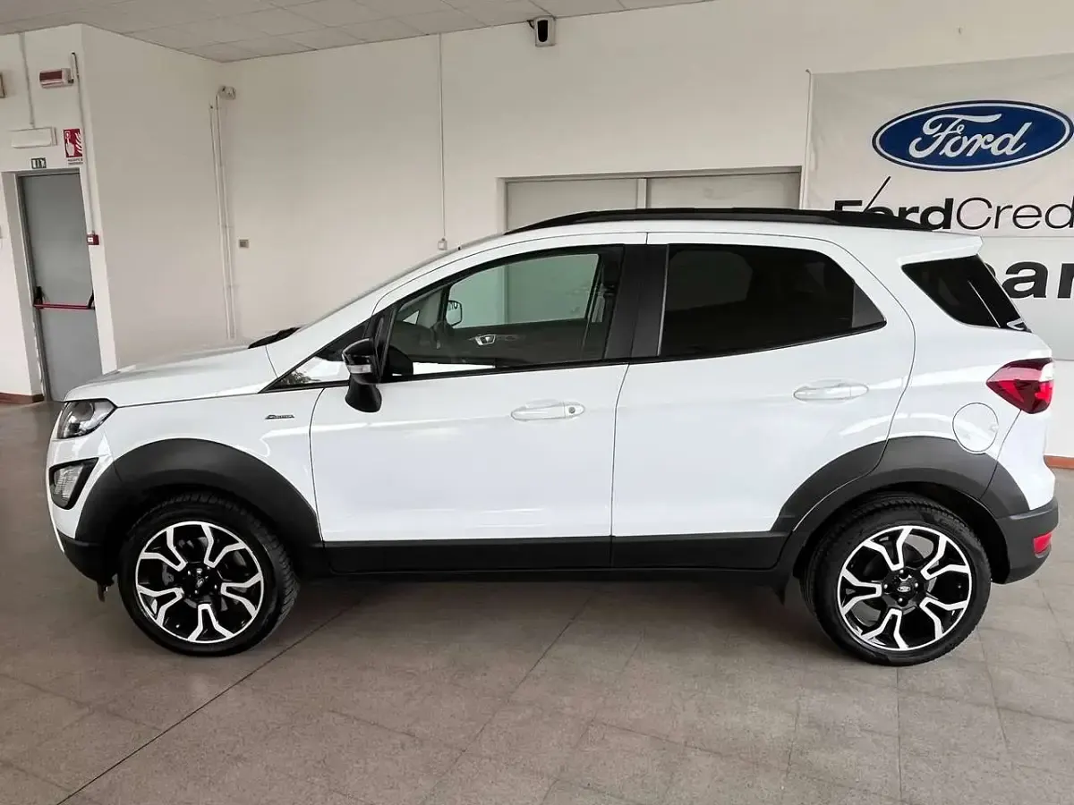Usata Ford Ecosport Active 125 CV (91 kW) 2022 Frozen white+tetto nero SUV