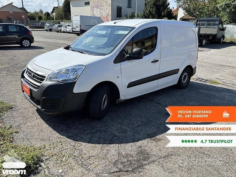 Gebraucht Peugeot Partner 99 PS (72 kW) 2018 Weiß Van / Kleinbus