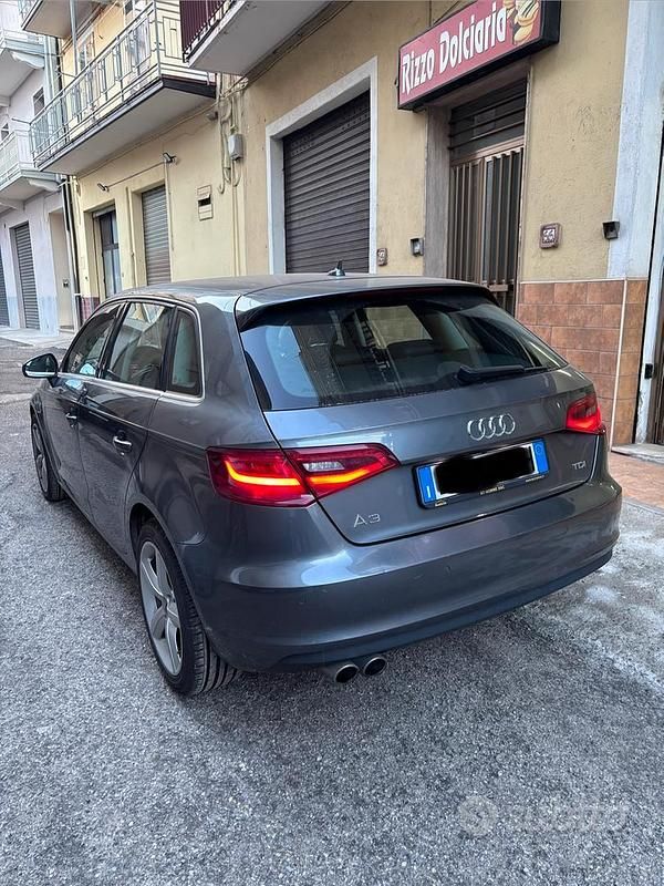 Usata Audi A3 Ambiente 150 CV (110 kW) 2013 Grigio Berlina