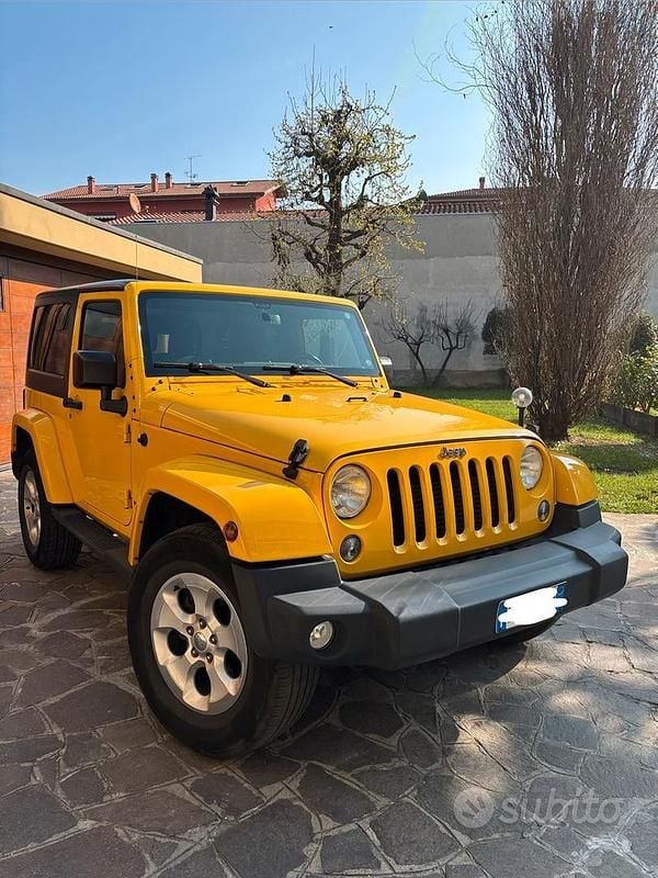 Usata Jeep Wrangler Sahara 2015 Giallo SUV
