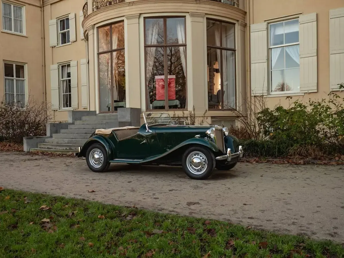 Usata MG TD 54 CV (39 kW) 1950 Verde Cabrio
