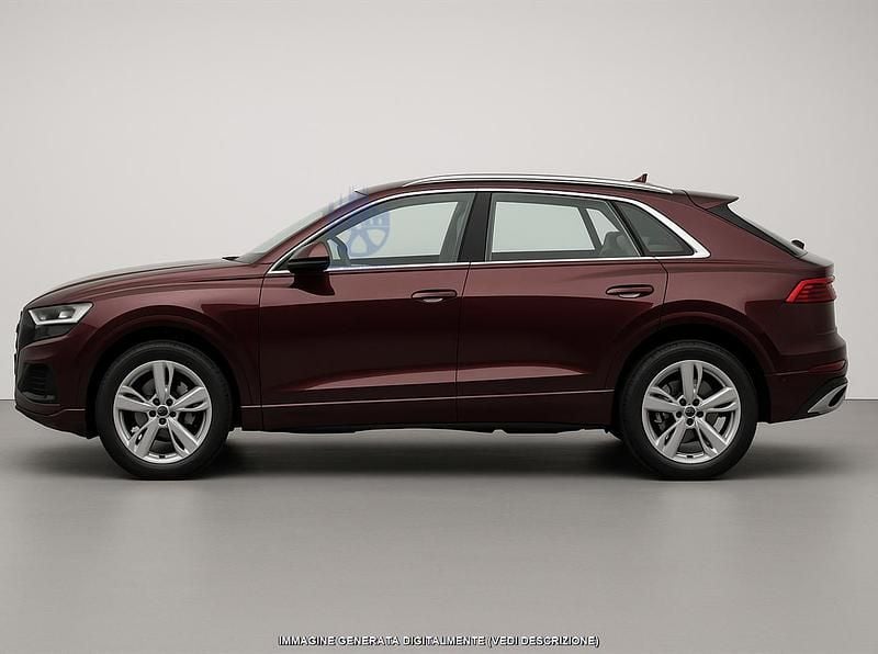 Usata Audi Q8 e-tron Advanced Plus 300 kW (408 CV) 2023 Rosso SUV