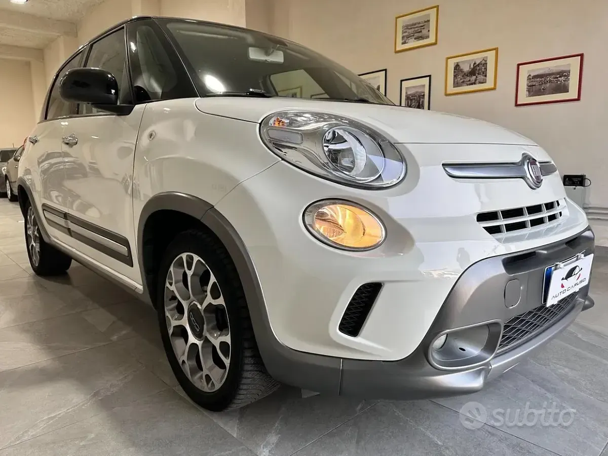 Usata Fiat 500L Trekking 120 CV (88 kW) 2014 Bianco Monovolume