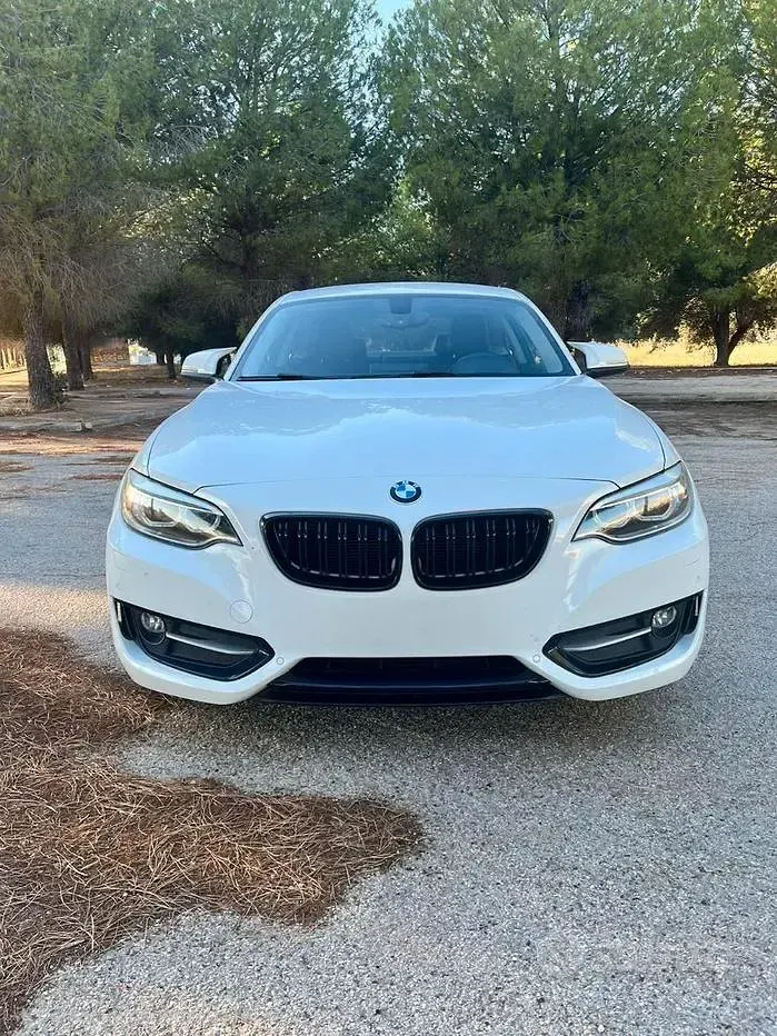 Usata BMW 220 Sport Line 190 CV (139 kW) 2014 Bianco Coupé